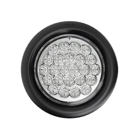 Abrams 4" Round - 24 LED White Back Up Reverse Trailer Light TTL-R24-W